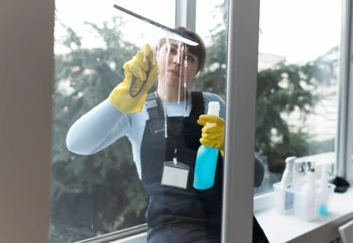 Nettoyage de vitres intérieures et extérieures à Courcelles